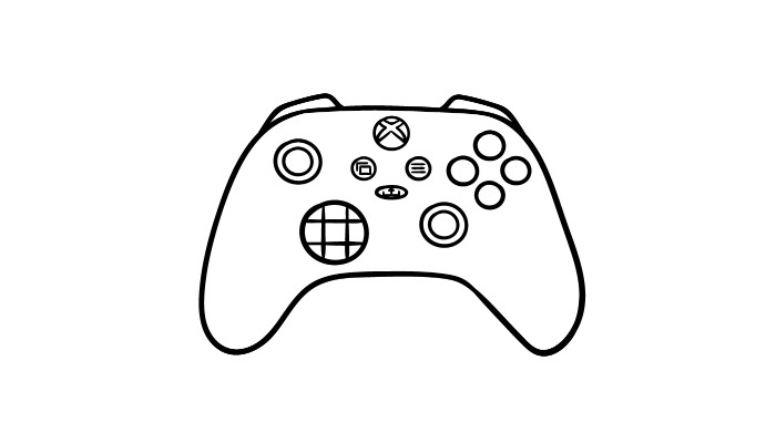 How to draw an Xbox controller