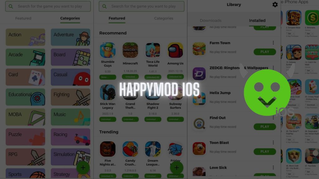 HappyMod iOS 12 