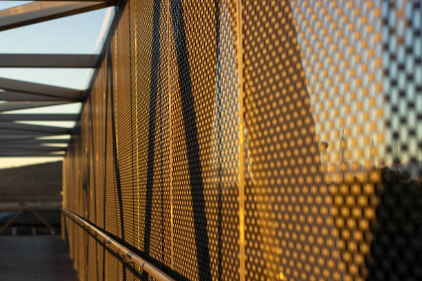 Perforated metal facades and cladding panels